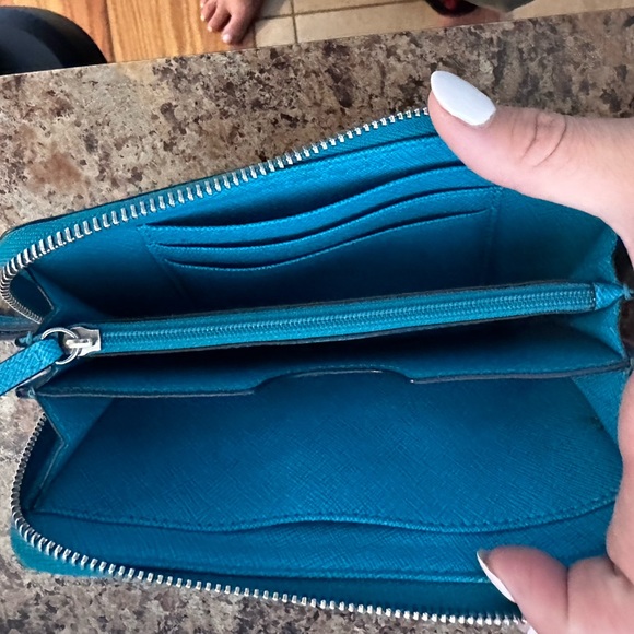Michael Kors Teal Wristlet - Picture 4 of 4